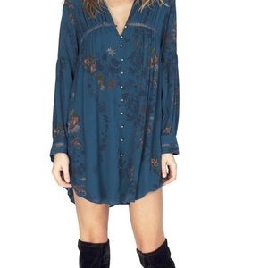 Gentle Fawn. Teal dress. Size L. NWT.